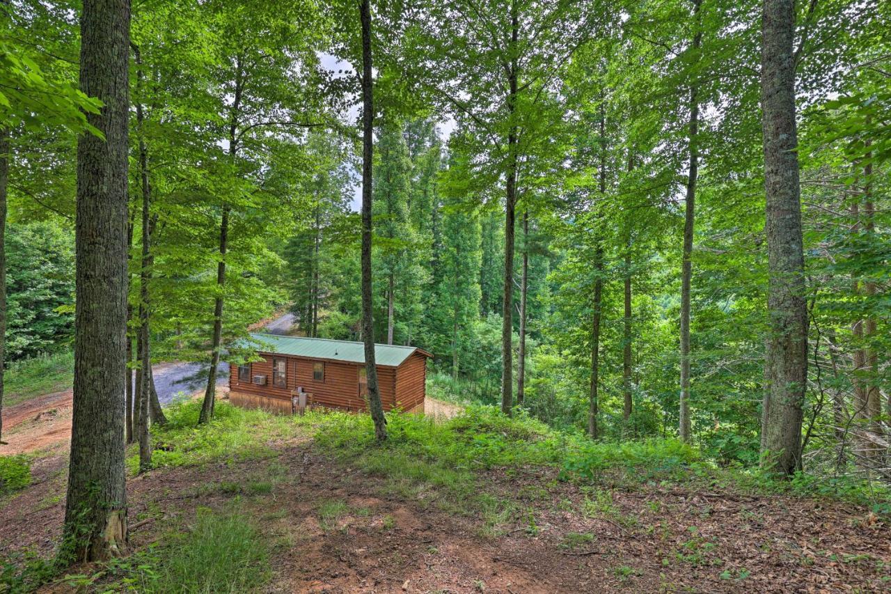 Quaint Log Cabin With Views Near West Jefferson Warrensville Kültér fotó